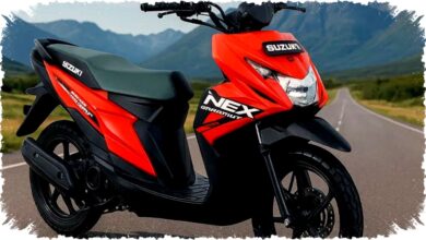 Suzuki NEX Crossover Redefines Urban Scooters with Naked Handlebar and Rugged Dual Purpose Tires for Bold Daily Riding