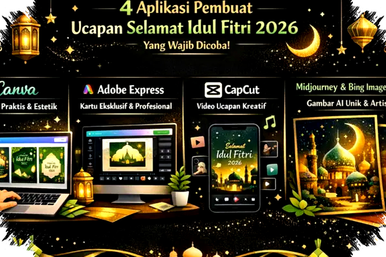 4 Must-Try Apps to Craft Stunning Eid al-Fitr Greetings 2026, Battle of Creativity Between Canva, Adobe Express, CapCut, and AI Art Generators