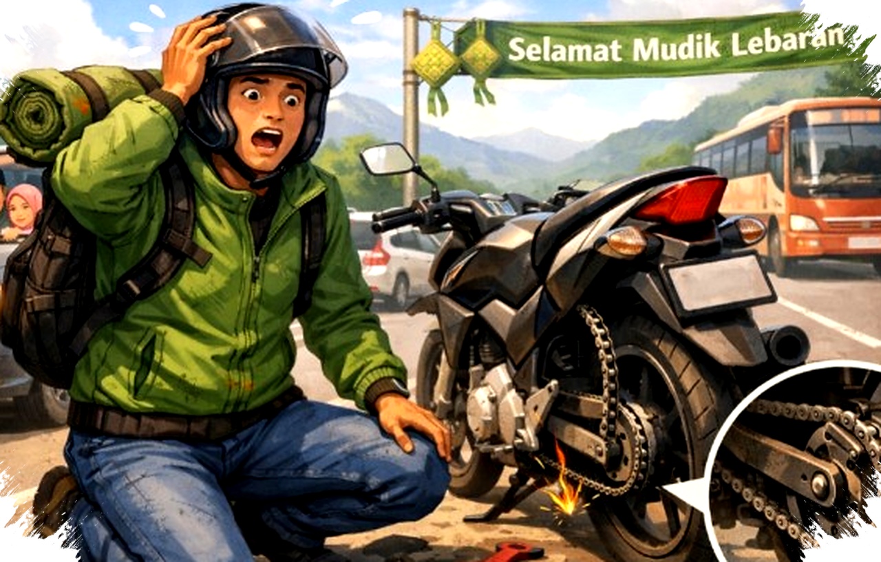 Motorcycle Chain Fails Mid-Journey, Emergency Fixes That Could Save Your Trip and Your Safety