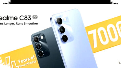 Realme C83 5G Unleashes Massive 7000mAh Battery and Stunning 144Hz Display, Built to Endure IP64 Splash Resistance