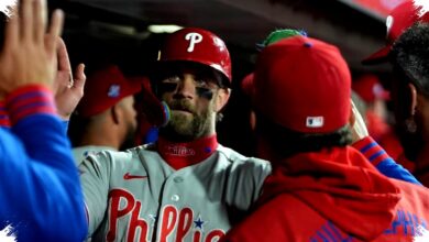 Harper Answers Early Criticism With Three-Hit Burst, Phillies Shock Giants In San Francisco