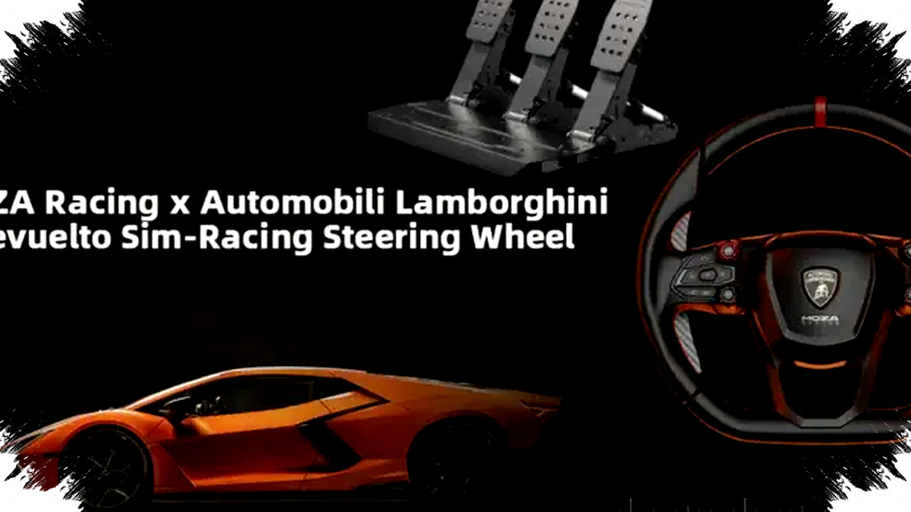 MOZA’s Lamborghini Revuelto Wheel Feels Too Real, SRP2 Pedals Add Brutal Precision