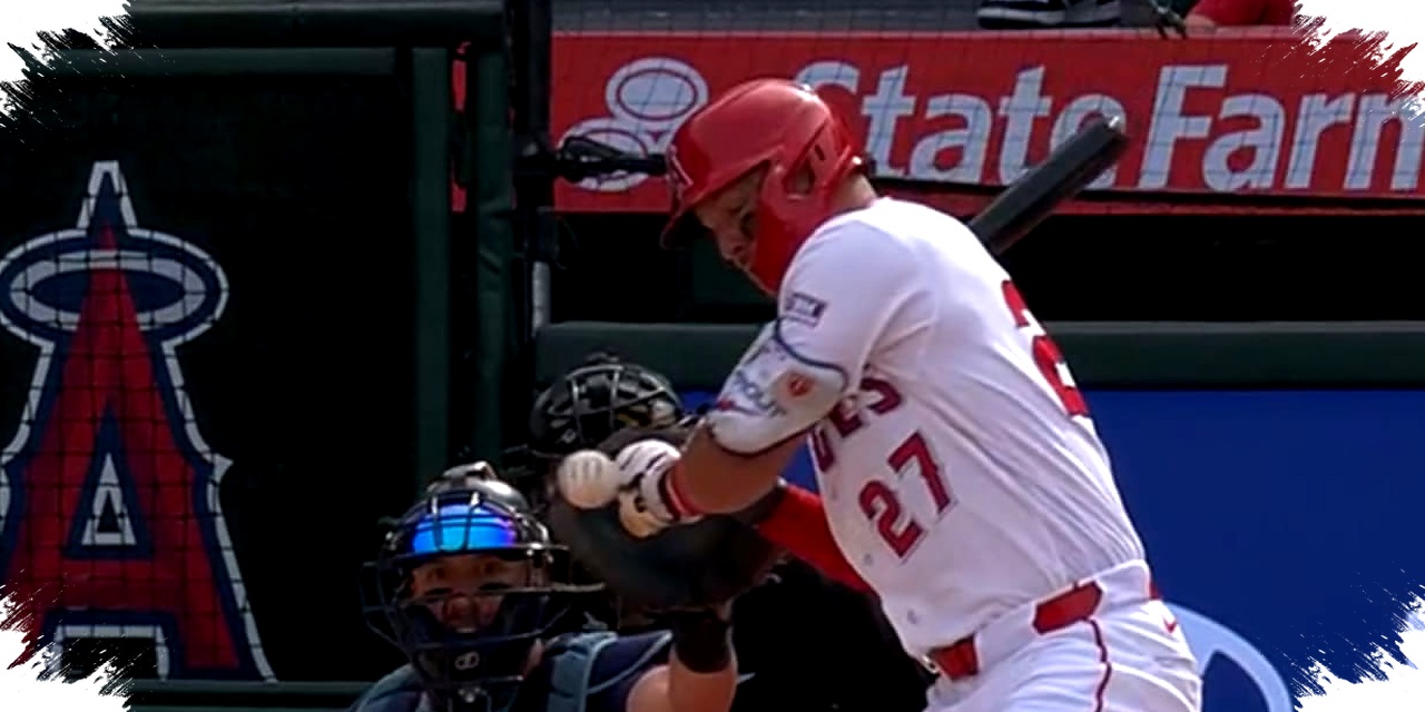 Mike Trout Leaves After Another Hit By Pitch, Mariners Keep Coming Inside