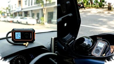 Pocket-Sized Cordless Tire Pump, Small Enough For The Dashboard Yet Strong Enough To Fill Tires