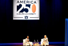 Rice Tells Auburn Students Democracy Is Their Job, Not Just Their Rights