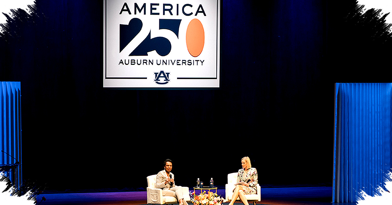 Rice Tells Auburn Students Democracy Is Their Job, Not Just Their Rights