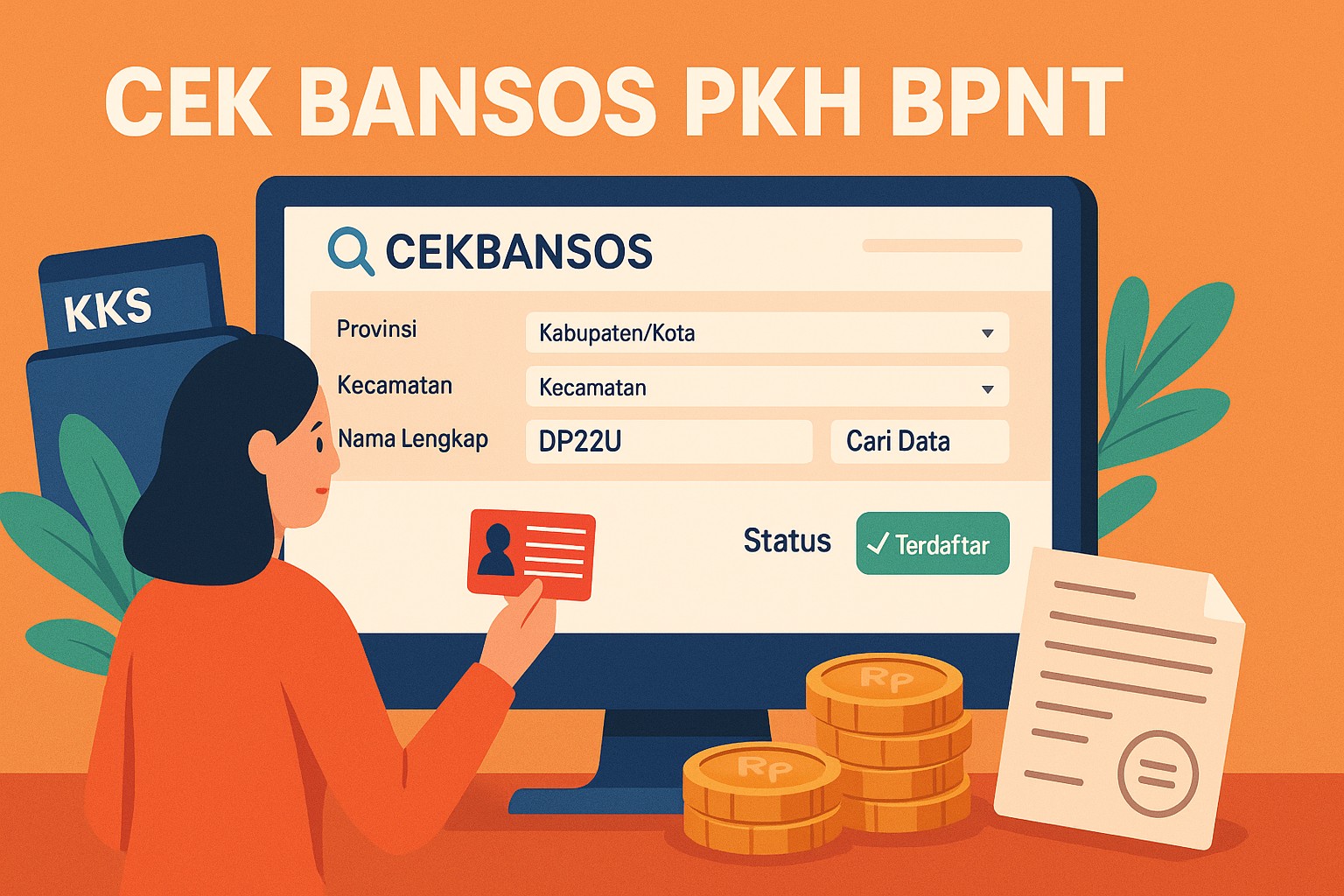 Cek Bansos PKH BPNT, Ini Panduannya