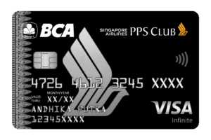 Kartu Kredit BCA Singapore Airlines PPS Club Infinite VISA