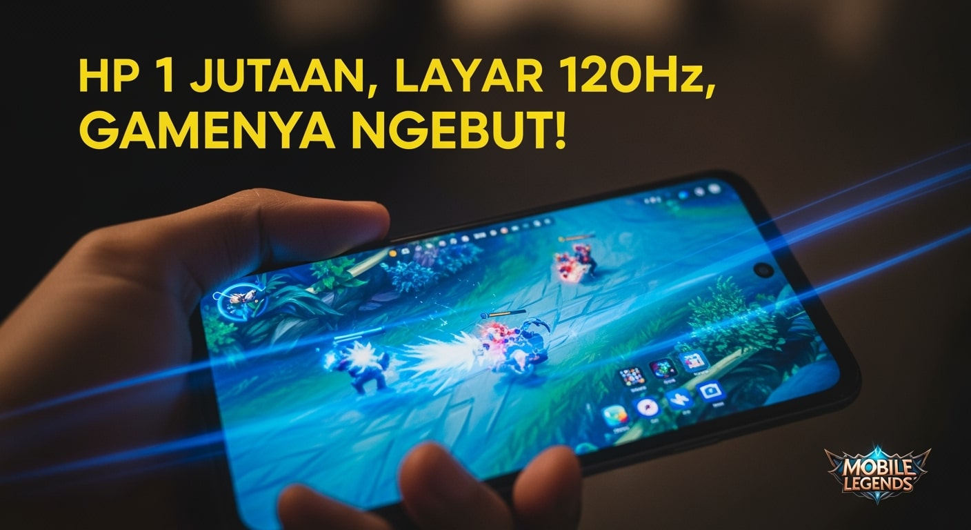 10 HP Gaming 1 Jutaan RAM 8 GB, Bisa Main PUBG dan ML Tanpa Lag