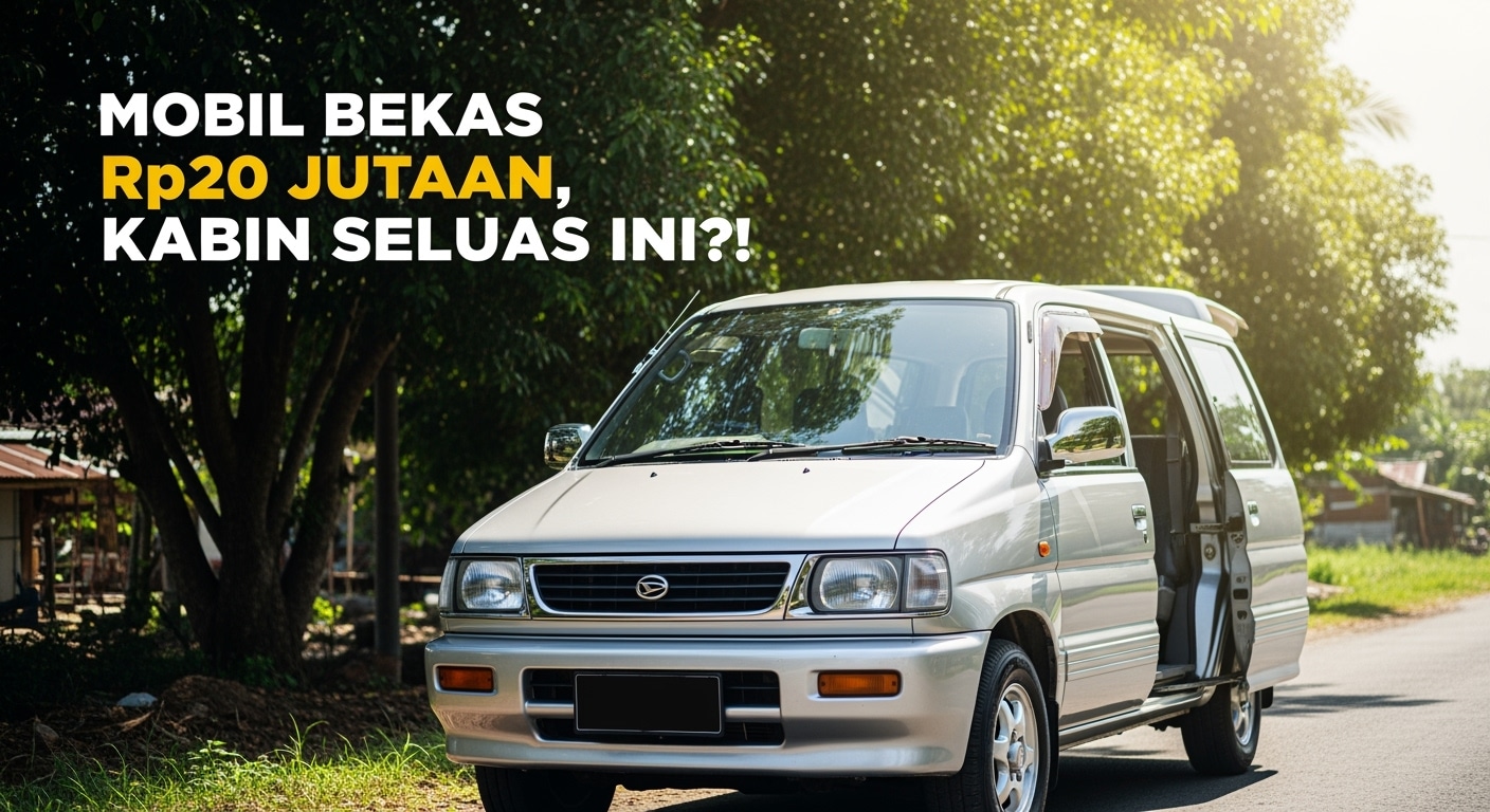 3 Mobil Bekas Murah Kabin Luas Harga Rp20 Jutaan, Cocok untuk Keluarga Besar