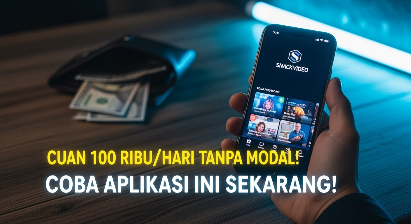 5 Aplikasi Penghasil Uang 100 Ribu per Hari Tanpa Modal, Cuma Modal HP dan Kuota Internet