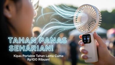 5 Kipas Portable Tahan Lama dengan Baterai Awet, Cocok untuk Konser hingga Aktivitas Outdoor