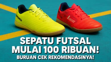 5 Sepatu Futsal Murah Mulai Rp 100 Ribuan, Kualitas Premium dan Nyaman Dipakai Sepanjang Pertandingan