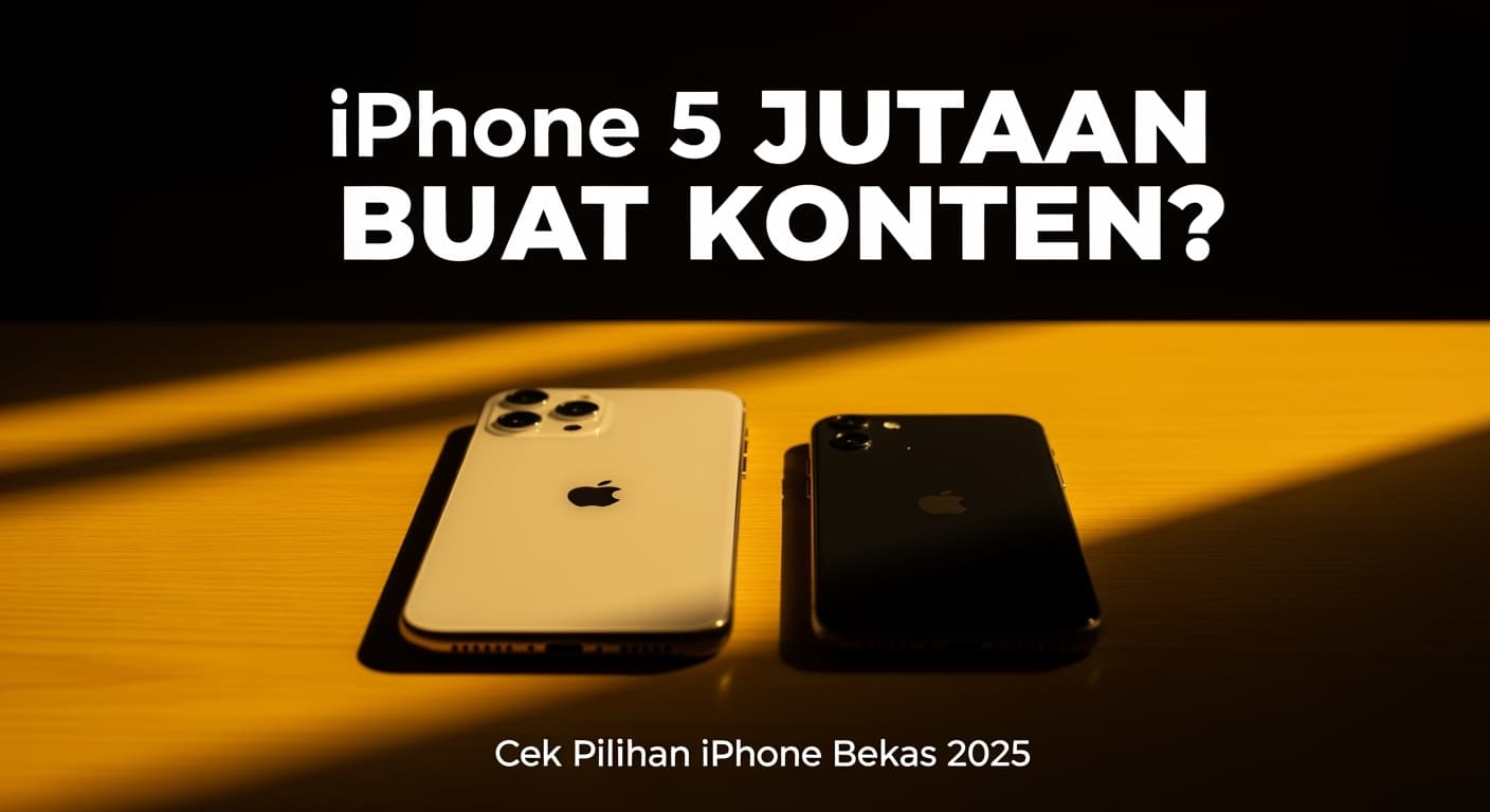 6 iPhone 5 Jutaan Terbaik 2025 untuk Konten Medsos Jernih, Bisa Dapat iPhone 13 Murah
