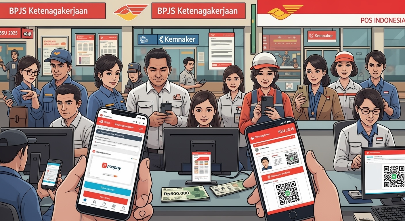Cek BPJS Ketenagakerjaan Penerima BSU 2025 di Situs Resmi