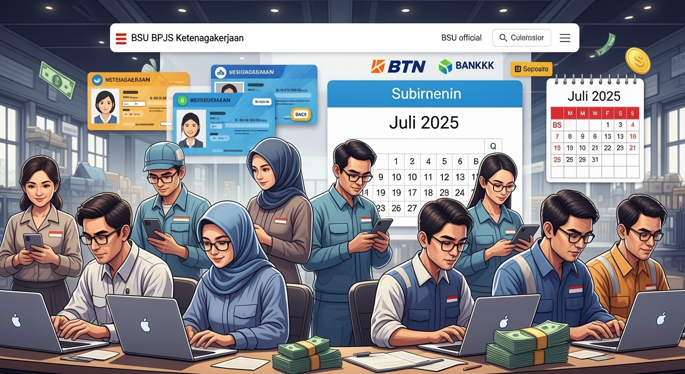 Cek Penerima BSU BPJS Ketenagakerjaan 2025 via Online Resmi