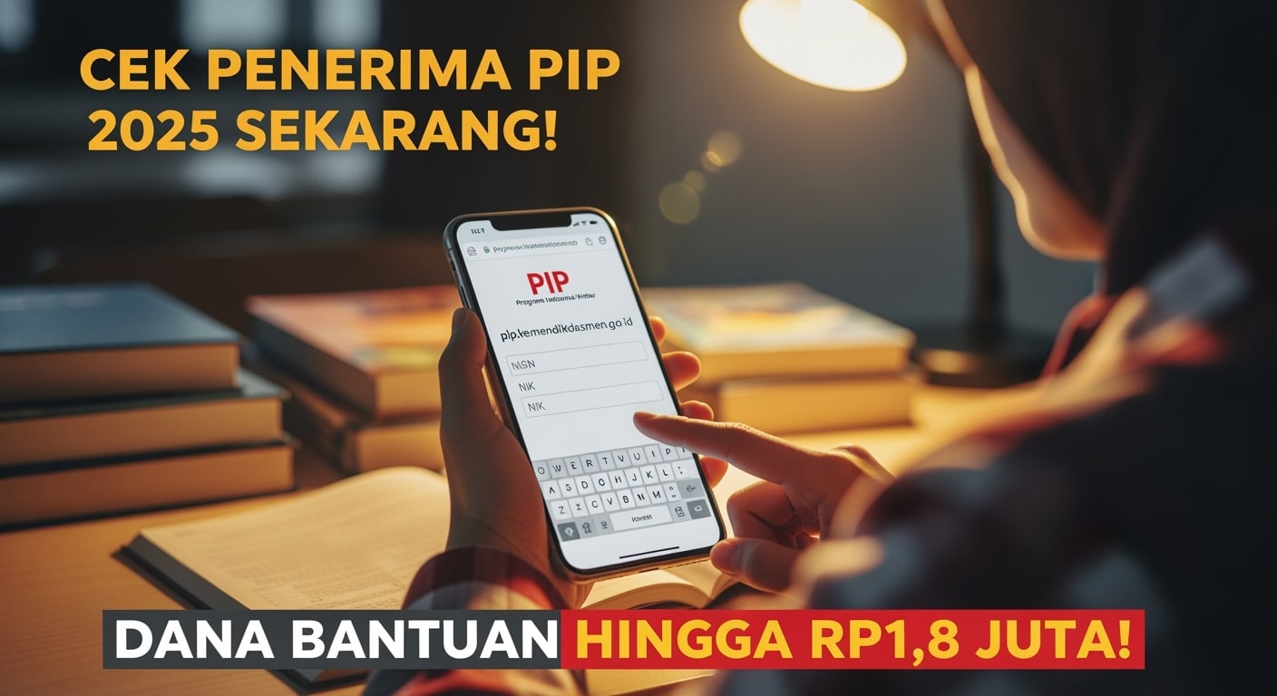 Cek Penerima PIP 2025 SD-SMA, Ini Cara Mudah Akses Bantuan Rp450 Ribu hingga Rp1,8 Juta via HP