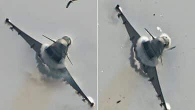 Detik Mencekam: Burung Camar Hantam Kokpit Jet Tempur Eurofighter