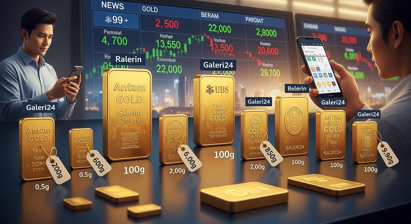 Harga Emas Antam Logam Mulia Terbaru dan Buyback Terpantau Stabil