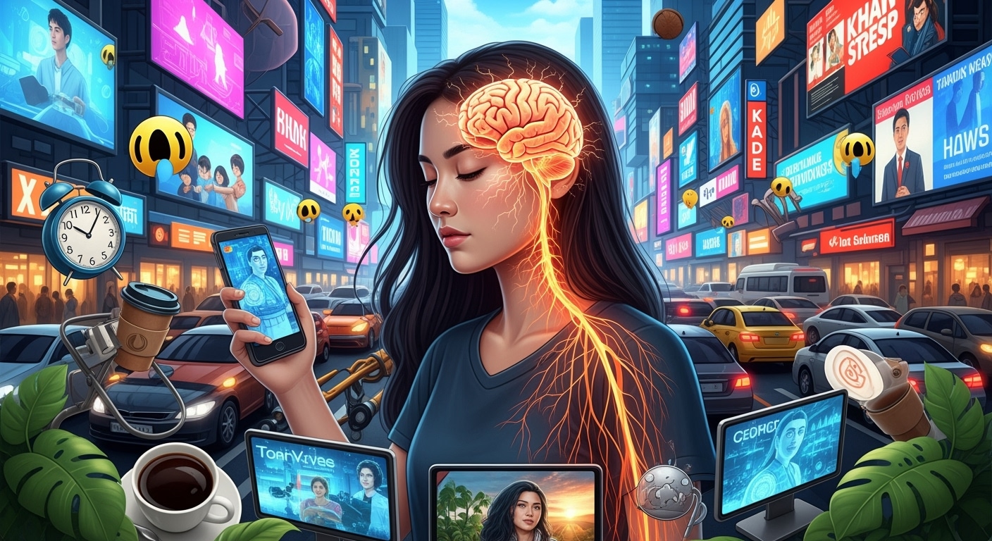 Hidup Modern Picu Stres, Sistem Saraf Kita Bisa Jadi Korbannya