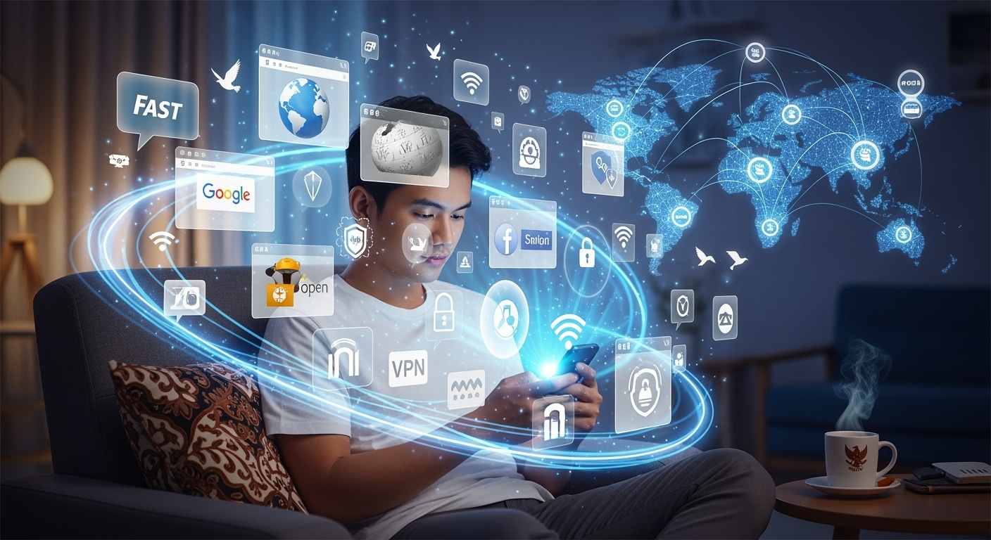 Simontok Anti Blokir 2025, Solusi Akses Internet Bebas Tanpa VPN Tambahan di Android