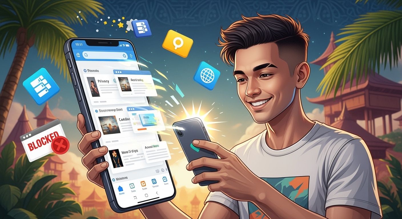 Simontok Browser Anti Blokir Cepat Tanpa Perlu VPN dan Ringan Digunakan