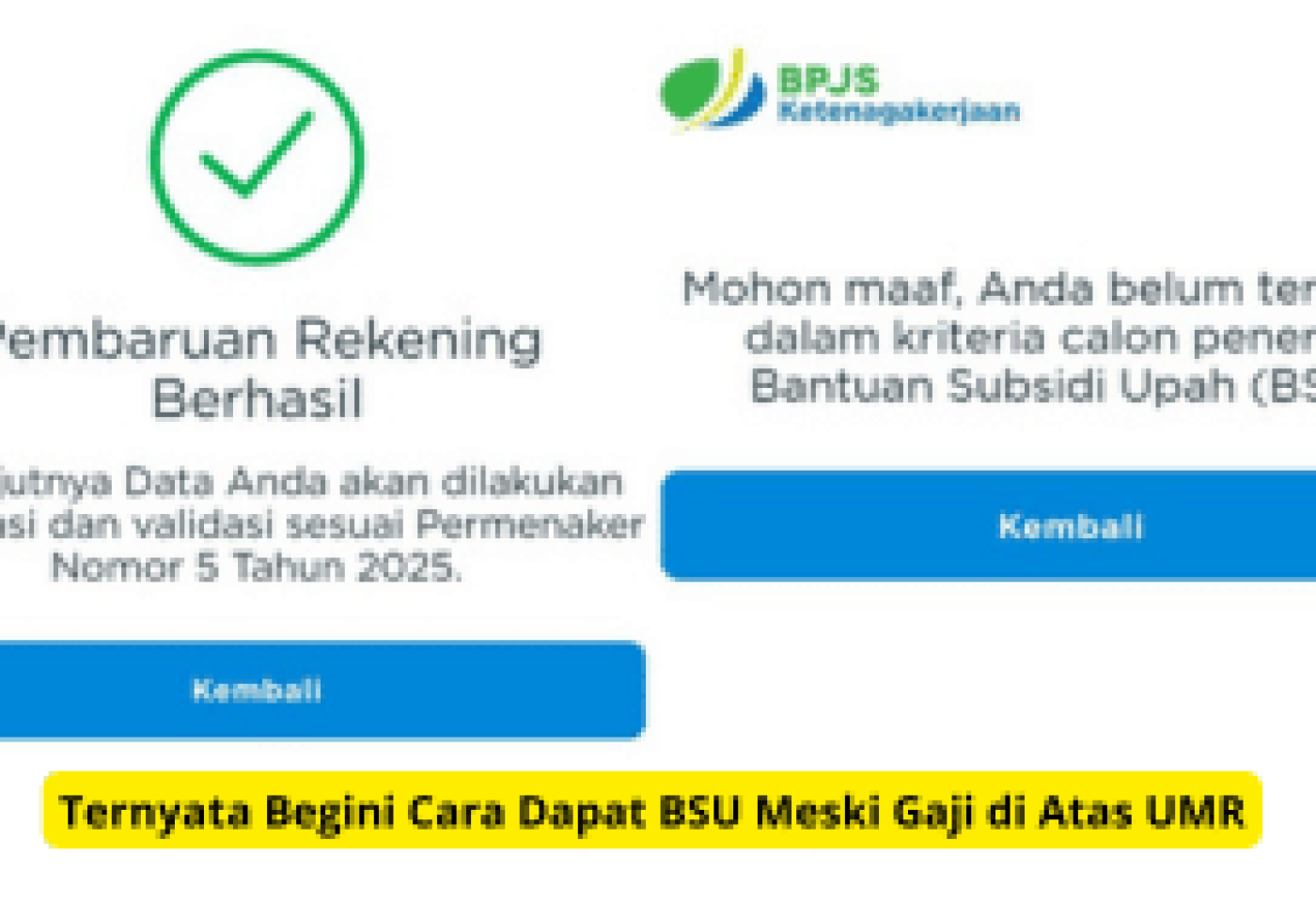 Ternyata Begini Cara Dapat BSU Meski Gaji di Atas UMR, Simak!