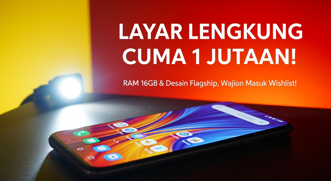 4 HP Spek Dewa Murah Harga 1 Jutaan RAM 8GB & Kamera 50MP, Ada yang Pakai Layar AMOLED Lengkung!