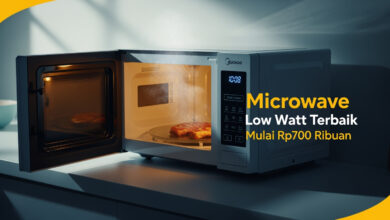 5 Microwave Low Watt Terbaik 2025 dengan Fitur Canggih dan Harga Mulai Rp700 Ribuan, Hemat Listrik Banget!