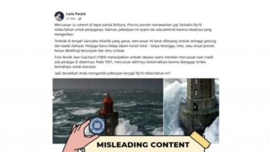 CEK FAKTA: Benarkah Penjaga Mercusuar La Jument Digaji Rp 18 Miliar per Tahun?