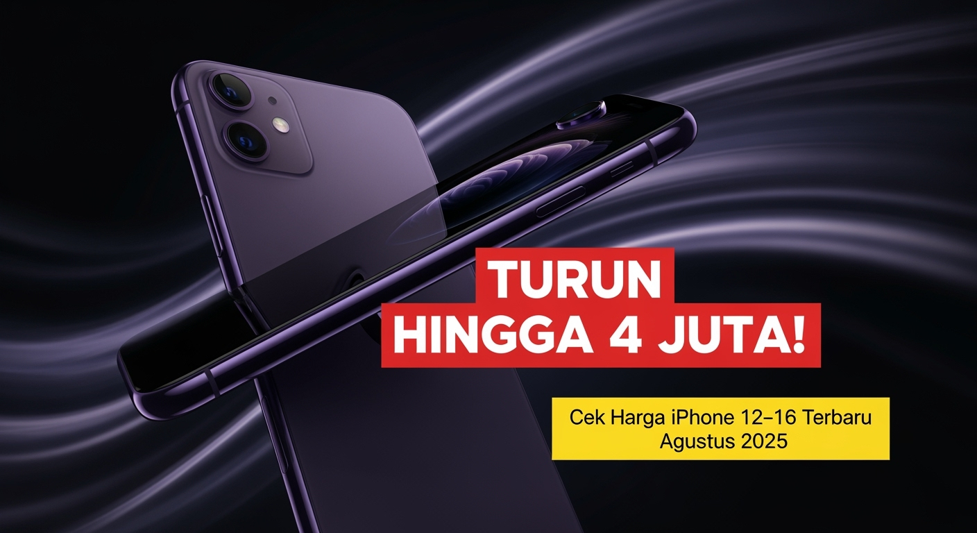 iPhone 15 dan 16 Diskon Hingga Rp4 Juta! Ini Daftar Lengkap Harga Terbaru iPhone Seri 12 hingga 16 Agustus 2025