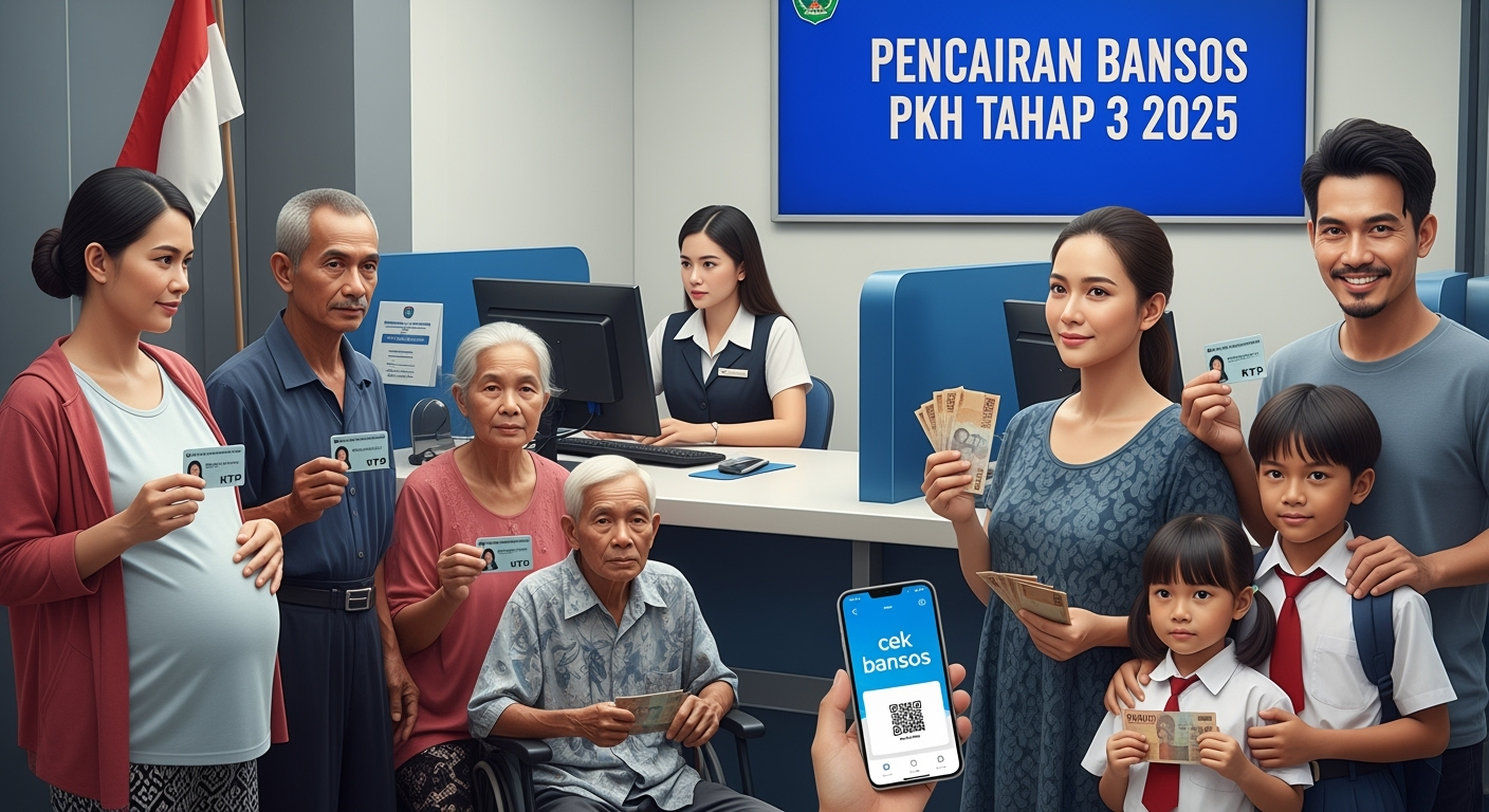 Cek Nama Penerima Bansos PKH Tahap 3 Tahun 2025, Lengkap dengan Jadwal Cair Dana