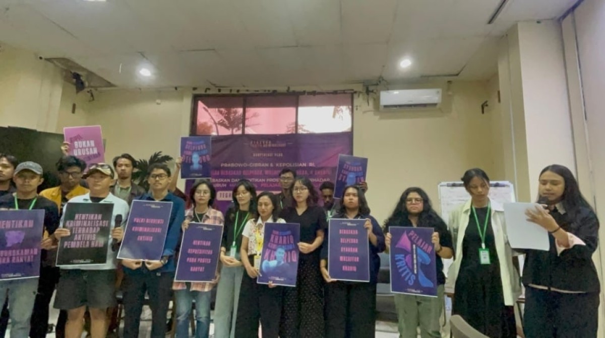 Gerakan Muda Lawan Kriminalisasi Desak Prabowo Bebaskan Aktivis & Hentikan Kekerasan