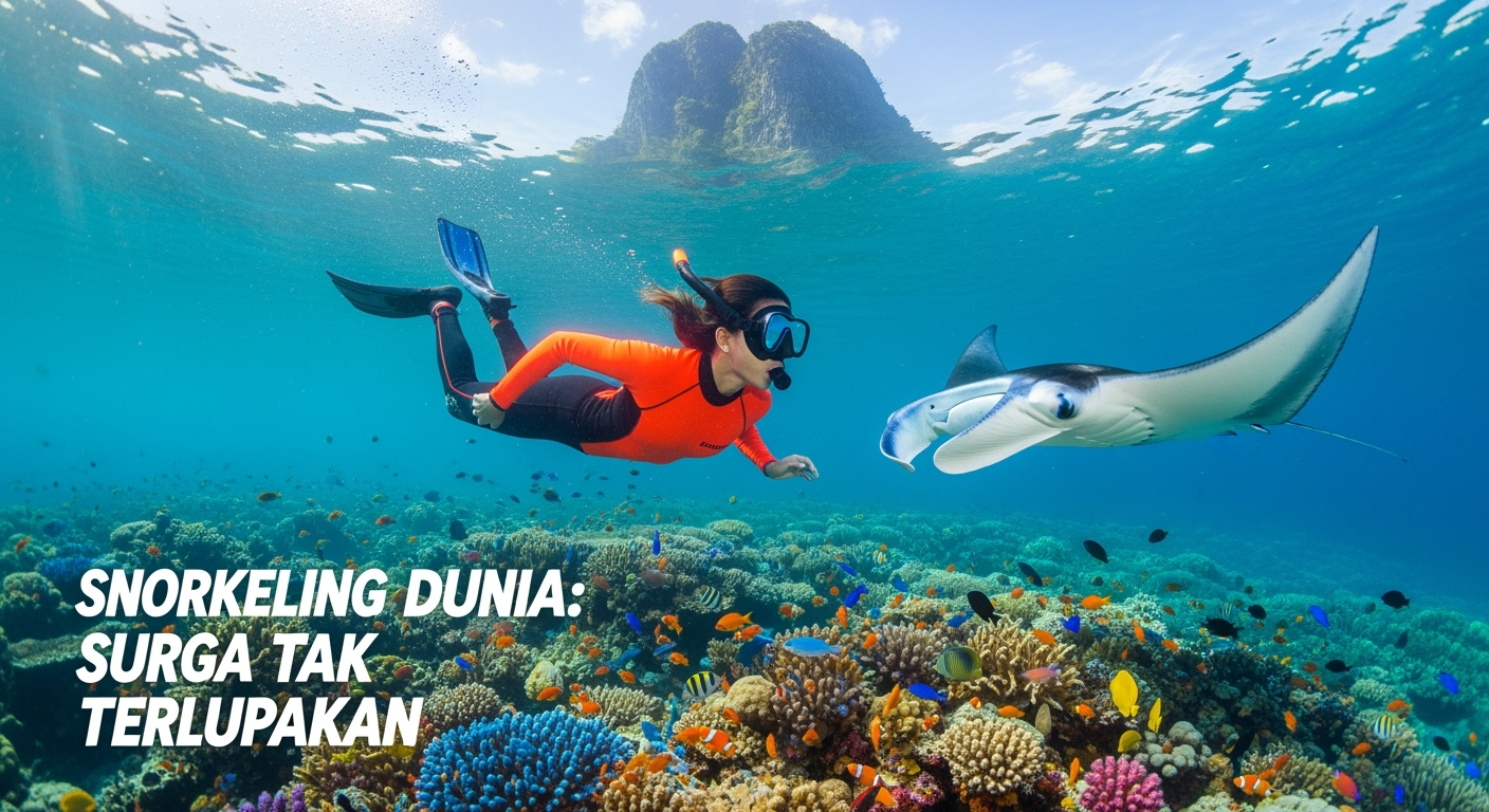 Intip 5 Lokasi Snorkeling Dunia yang Bikin Takjub, dari Raja Ampat sampai Galapagos
