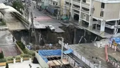 Lubang Raksasa Muncul di Depan RS Bangkok, Pasien Langsung Dievakuasi Darurat