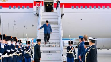 Tiba di Amsterdam, Prabowo Siap Perkuat Diplomasi Indonesia-Belanda