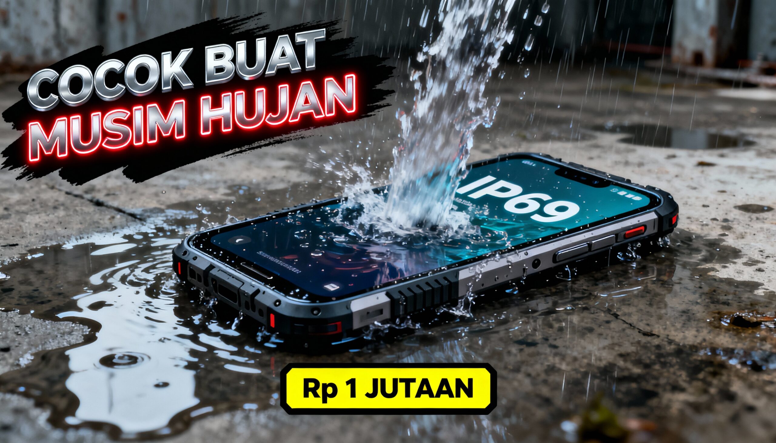 5 Rekomendasi HP Tahan Air dan Banting di Bawah Rp 3 Juta, Cocok Untuk Musim Hujan