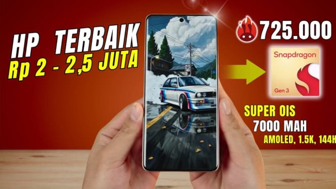 7 Rekomendasi HP 2-2,5 Juta Terbaik Oktober 2025, Nyaman untuk Semua Aktivitas!