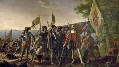 Aktivis Lempar Cat ke Lukisan Christopher Columbus Berusia 133 Tahun, Tuntut Perubahan Sejarah