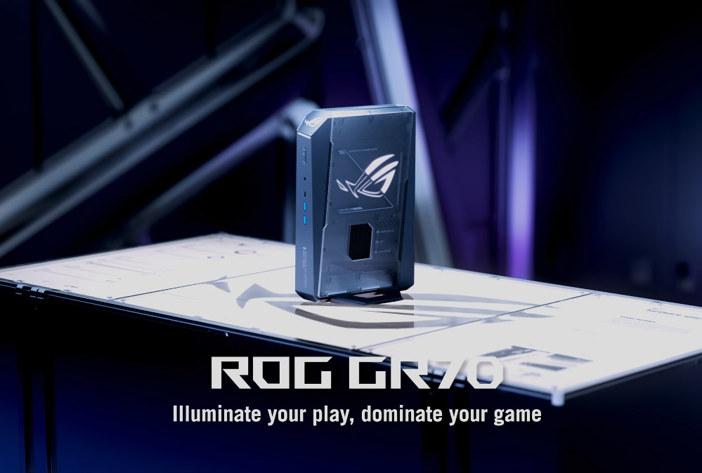 Asus ROG GR70: Mini PC Gaming Pakai Ryzen 9 9955HX3D & RTX 5070, Performa Gahar!