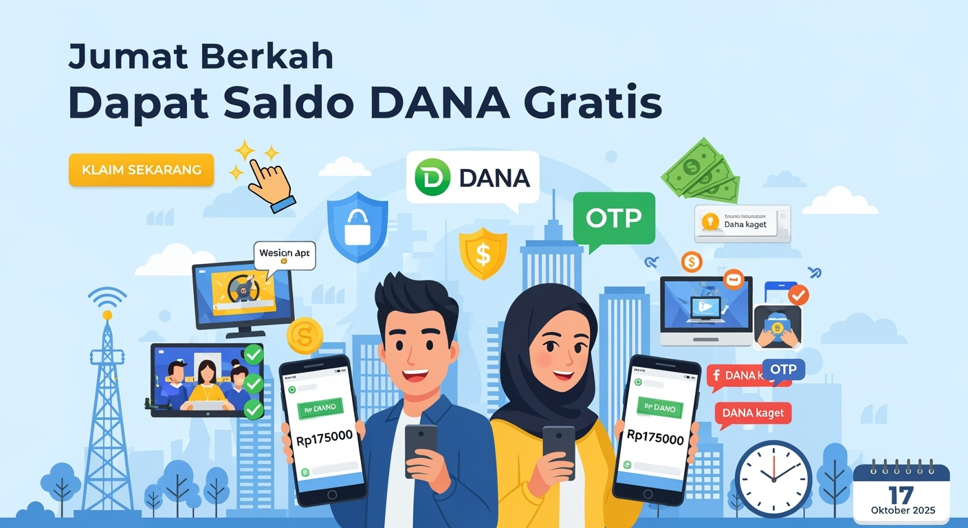 Cara Klaim Saldo DANA Gratis Oktober Hingga Rp175.000 dengan Aman dan Mudah