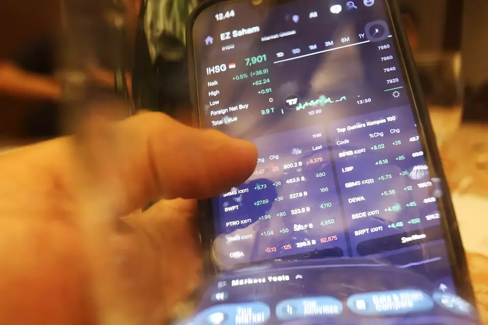 IHSG Sesi I 30 Oktober Naik Tipis, 2 Saham Catat Kenaikan Tertinggi