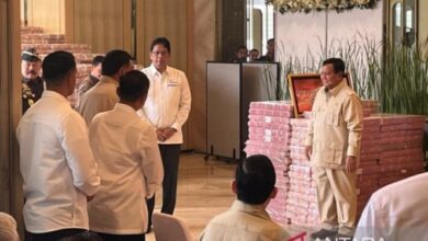 Momen Prabowo, Menkeu Purbaya dan Menhan di Tumpukan Uang Rp 13 Triliun Sitaan Korupsi CPO