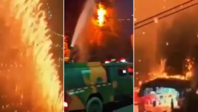 Pertunjukan Kembang Api di Tiongkok Berubah Jadi 'Hujan Api', Warga Teriak Panik