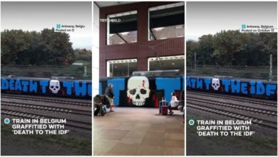 Pesan Keras di Gerbong Kereta: Grafiti Anti IDF Gegerkan Publik Indonesia