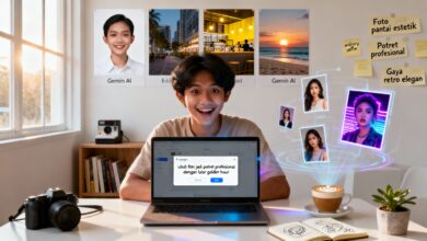 Prompt Gemini AI Foto Sendiri Bikin Selfie Tampak Cinematic Sekelas Film