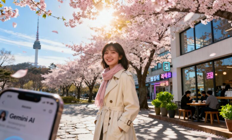 Prompt Gemini AI Liburan di Korea yang Bikin Hasil Foto Estetik Kayak Adegan K-Drama