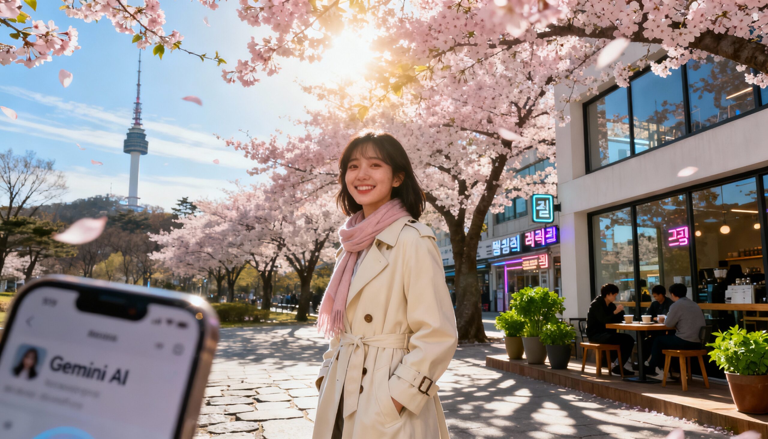 Prompt Gemini AI Liburan di Korea yang Bikin Hasil Foto Estetik Kayak Adegan K-Drama
