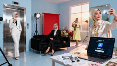 Prompt Gemini AI Wanita Berhijab Viral, Hasil Editan Mirip Pemotretan Fashion!