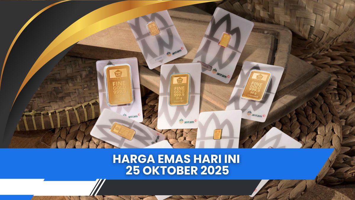Update Harga Emas Hari Ini 25 Oktober 2025: Turun Tipis ke Rp 2,35 Juta
